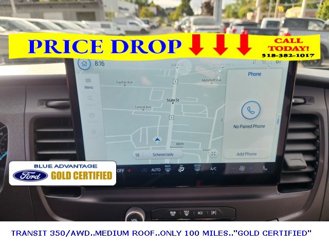 Certified 2024 Ford Transit 350 148 Medium Roof AWD w/ Upfitter Package image 17