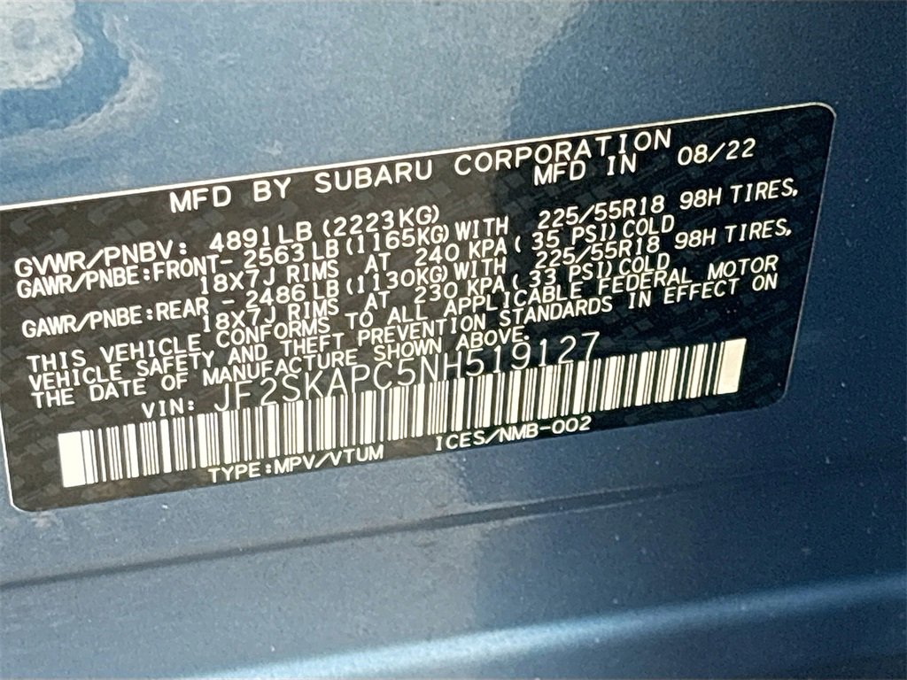 Used 2022 Subaru Forester Limited w/ Popular Package #2 image 33