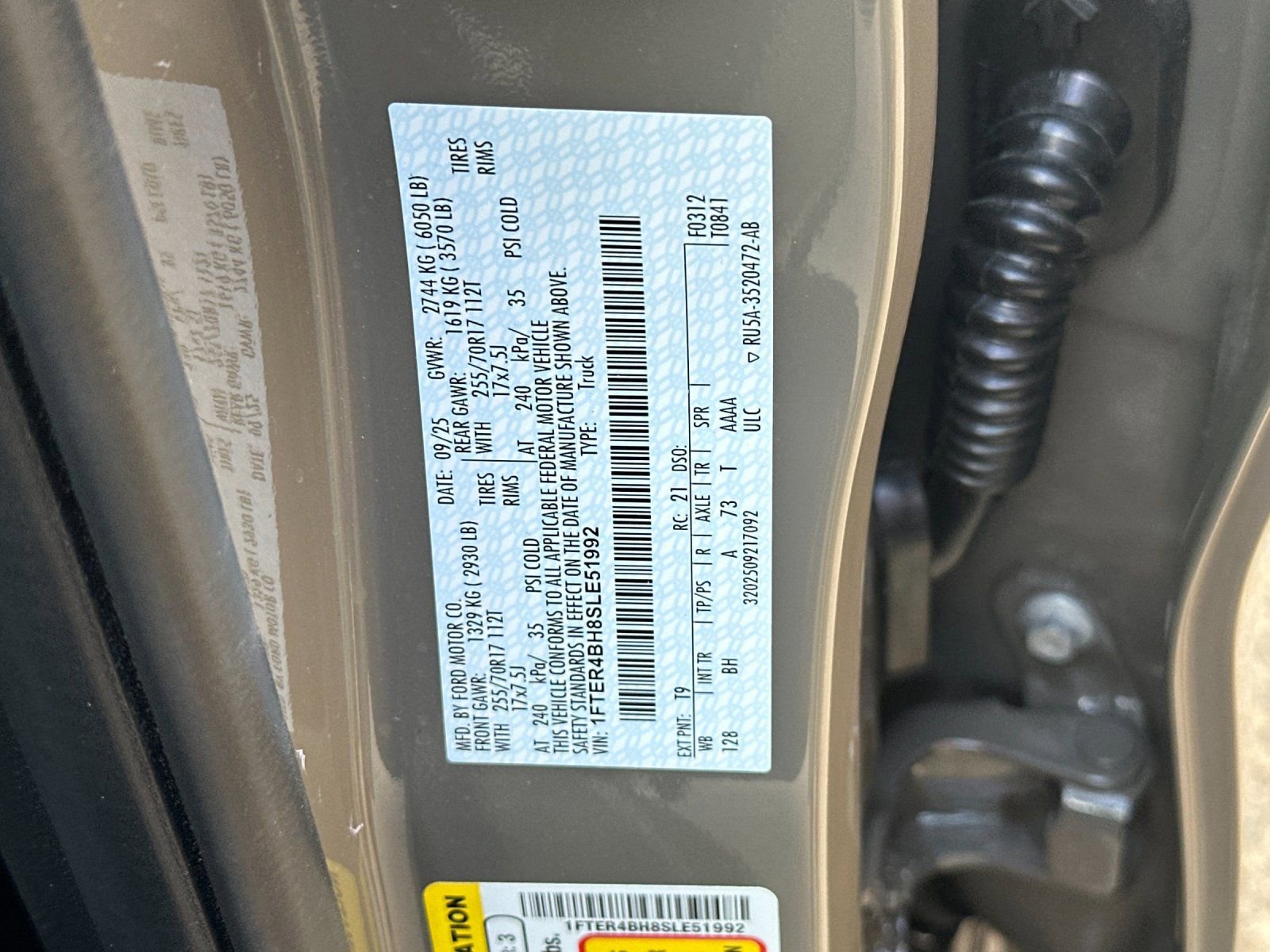 Used 2025 Ford Ranger XL w/ Trailer Tow Package RWD image 33