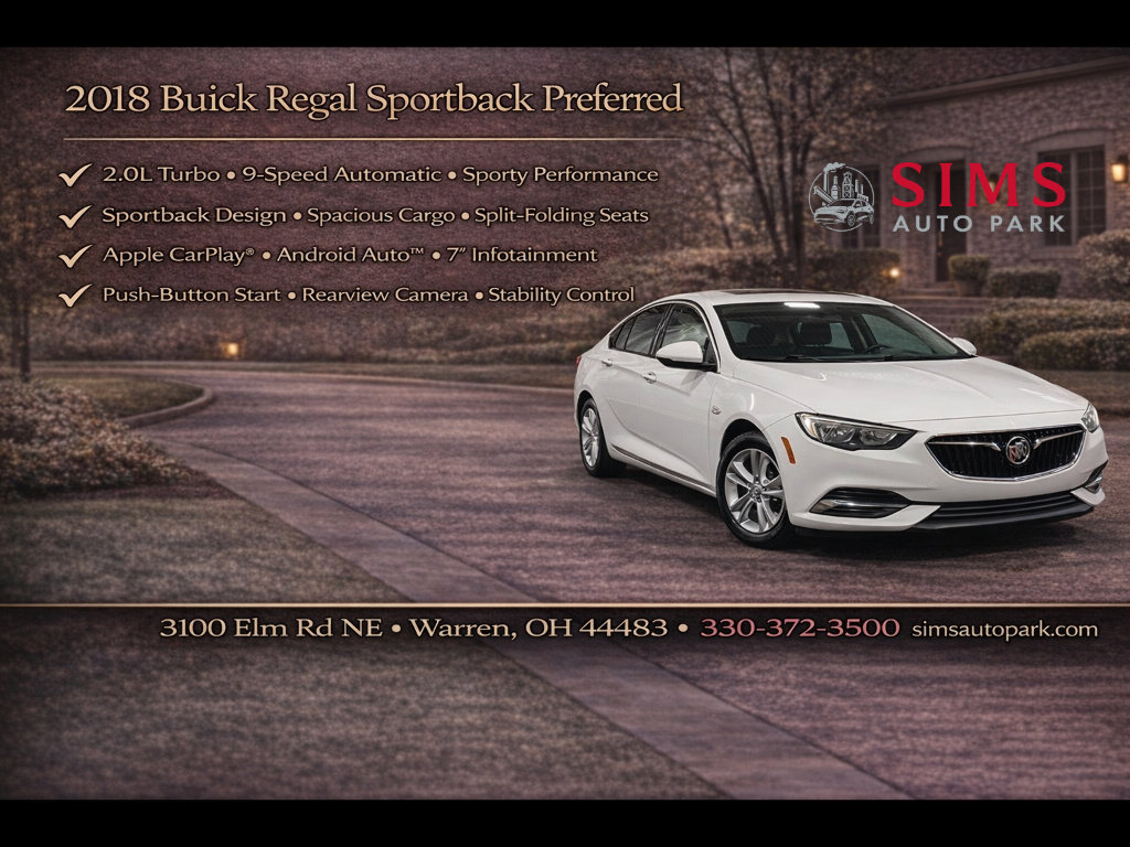 Certified 2018 Buick Regal Preferred