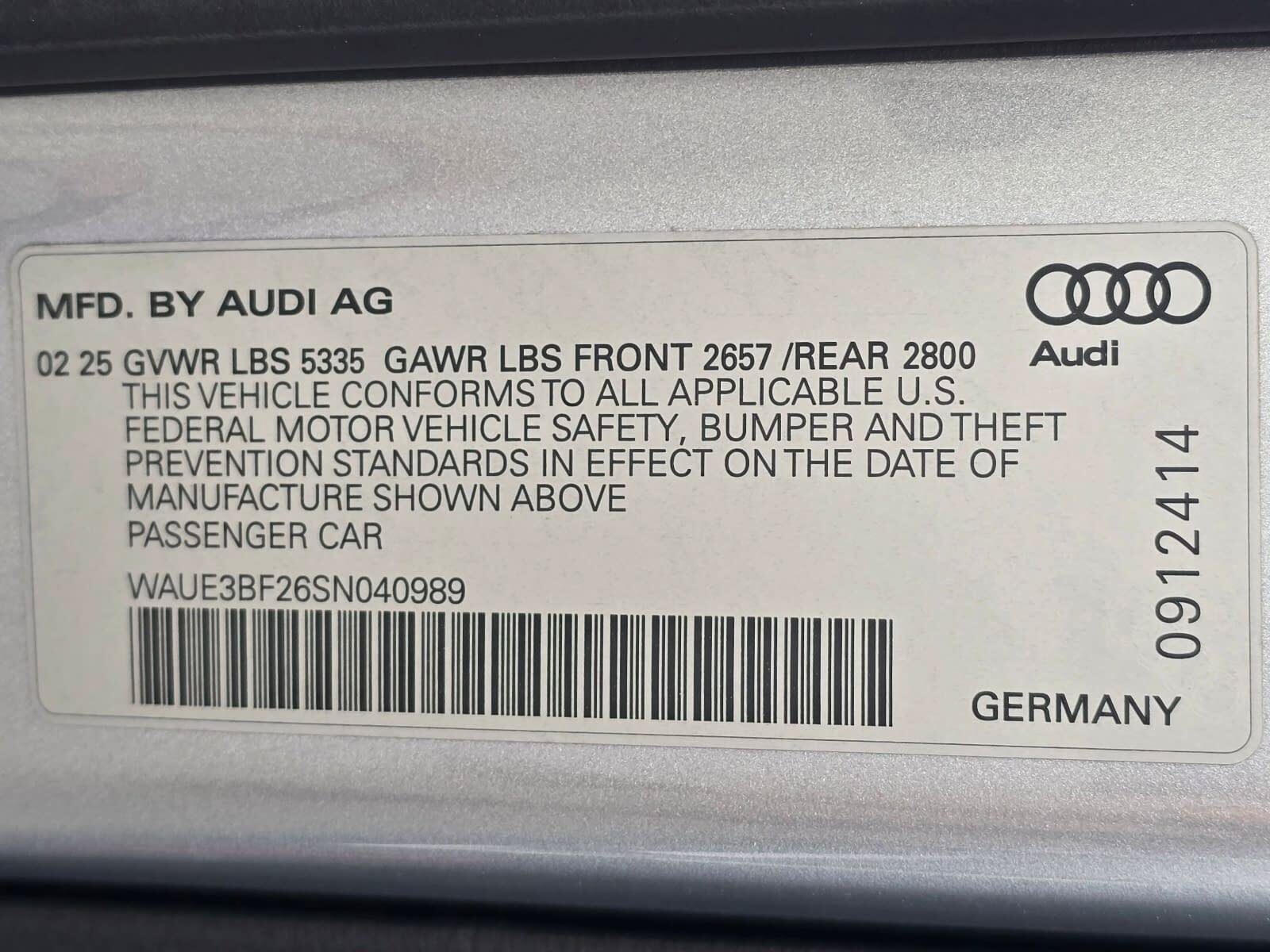 Certified 2025 Audi A6 Premium Plus w/ Premium Plus Package AWD/4WD image 30