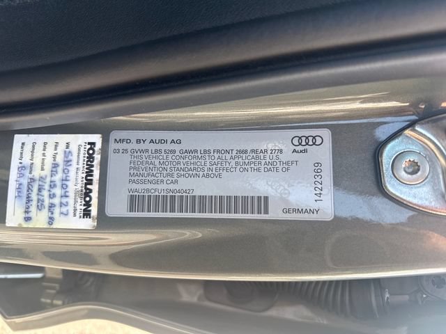 Used 2025 Audi A5 2.0T Premium Plus w/ Premium Plus AWD/4WD image 25