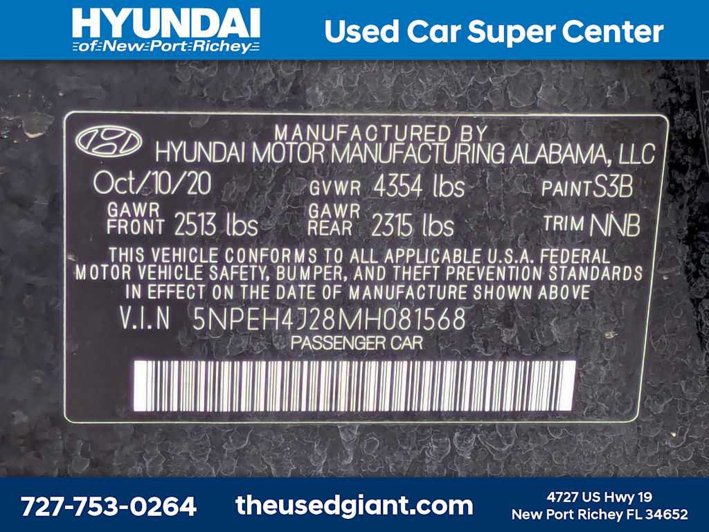 Certified 2021 Hyundai Sonata Limited FWD image 41