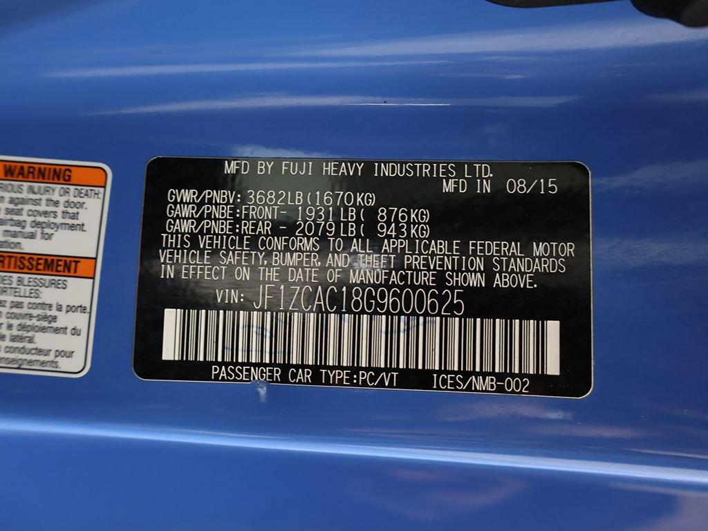 Used 2016 Subaru BRZ Series.HyperBlue RWD image 39