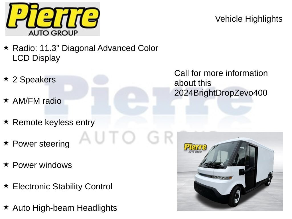 Used 2024 Chevrolet Brightdrop 400 w/ Commercial Equipment Package AWD/4WD image 15