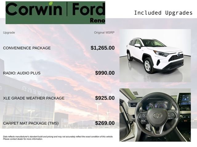 Used 2021 Toyota RAV4 XLE w/ Convenience Package AWD/4WD image 3