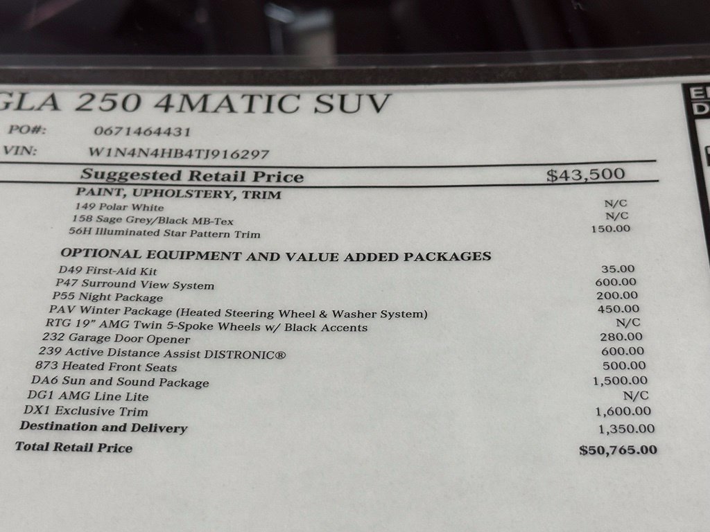 New 2026 Mercedes-Benz GLA 250 4MATIC image 16