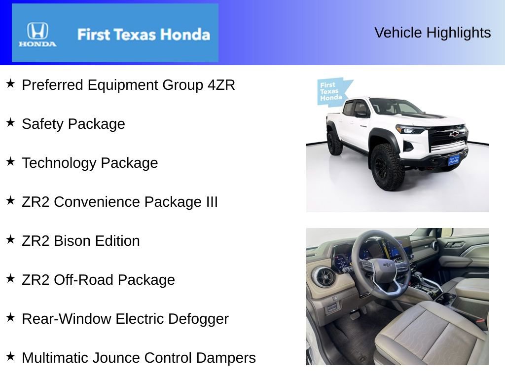 Used 2024 Chevrolet Colorado ZR2 w/ ZR2 Bison Edition image 11