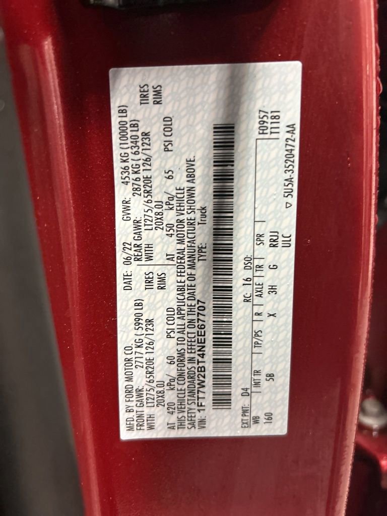 Used 2022 Ford F250 Lariat w/ Black Appearance Package image 51