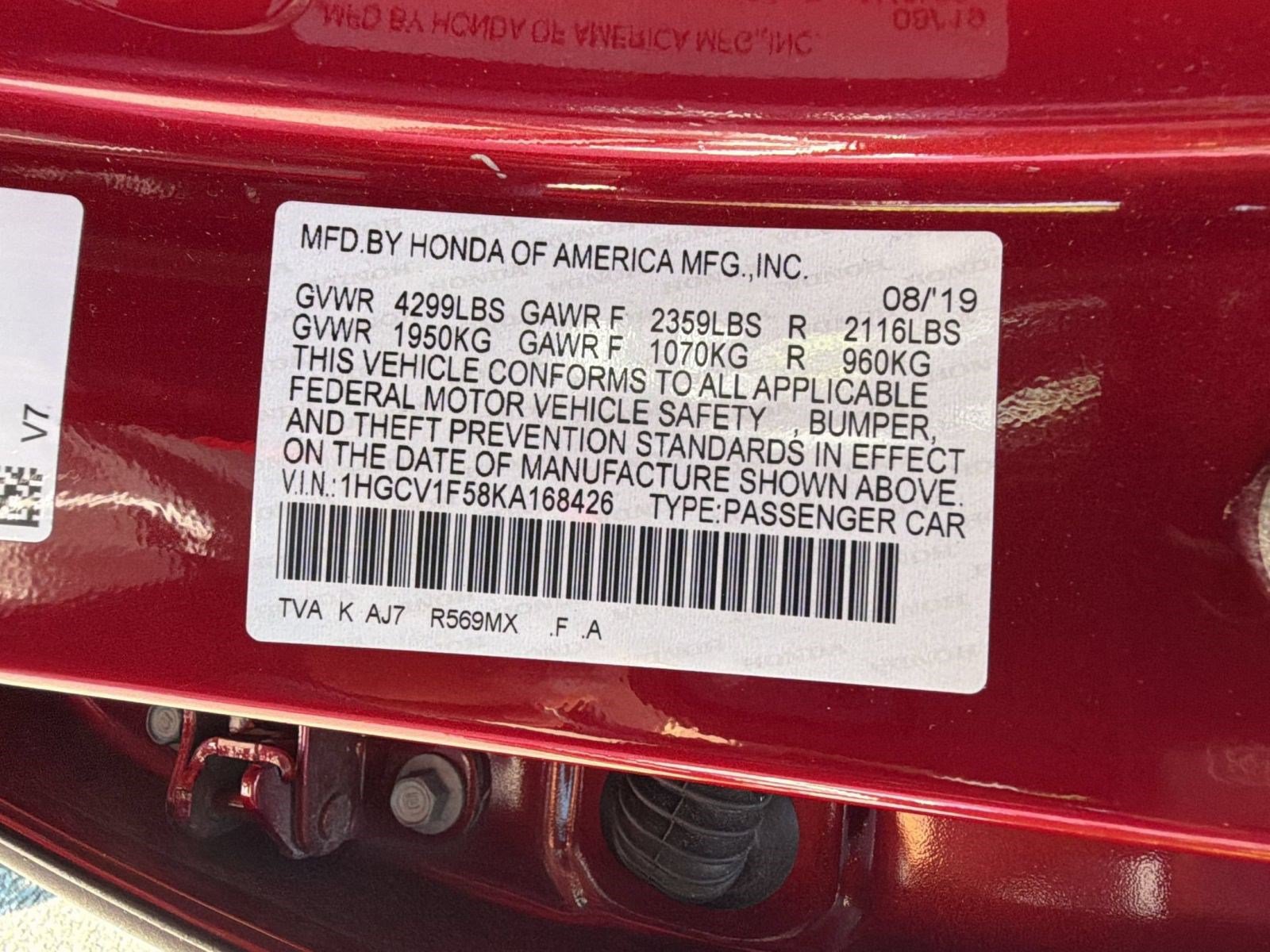 Used 2019 Honda Accord EX-L image 27