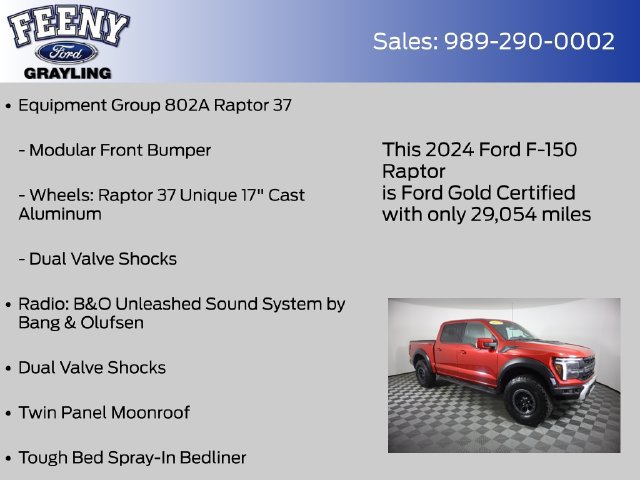 Used 2024 Ford F150 Raptor AWD/4WD image 14