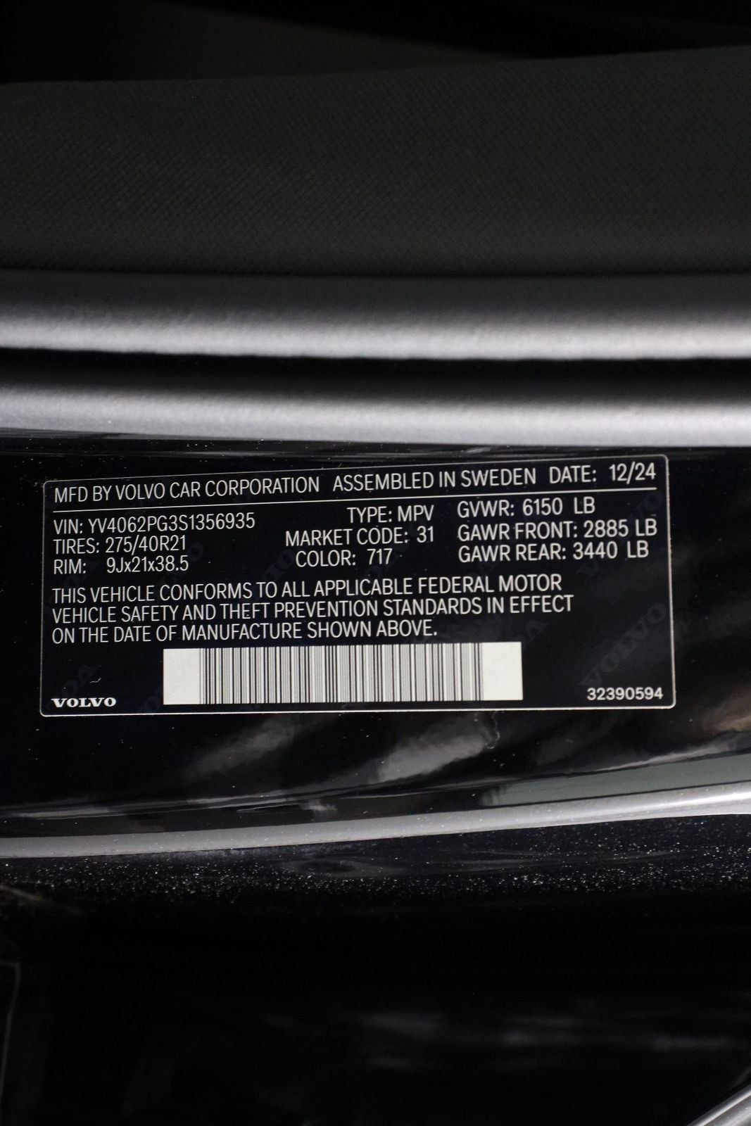Certified 2025 Volvo XC90 B6 Ultra image 16