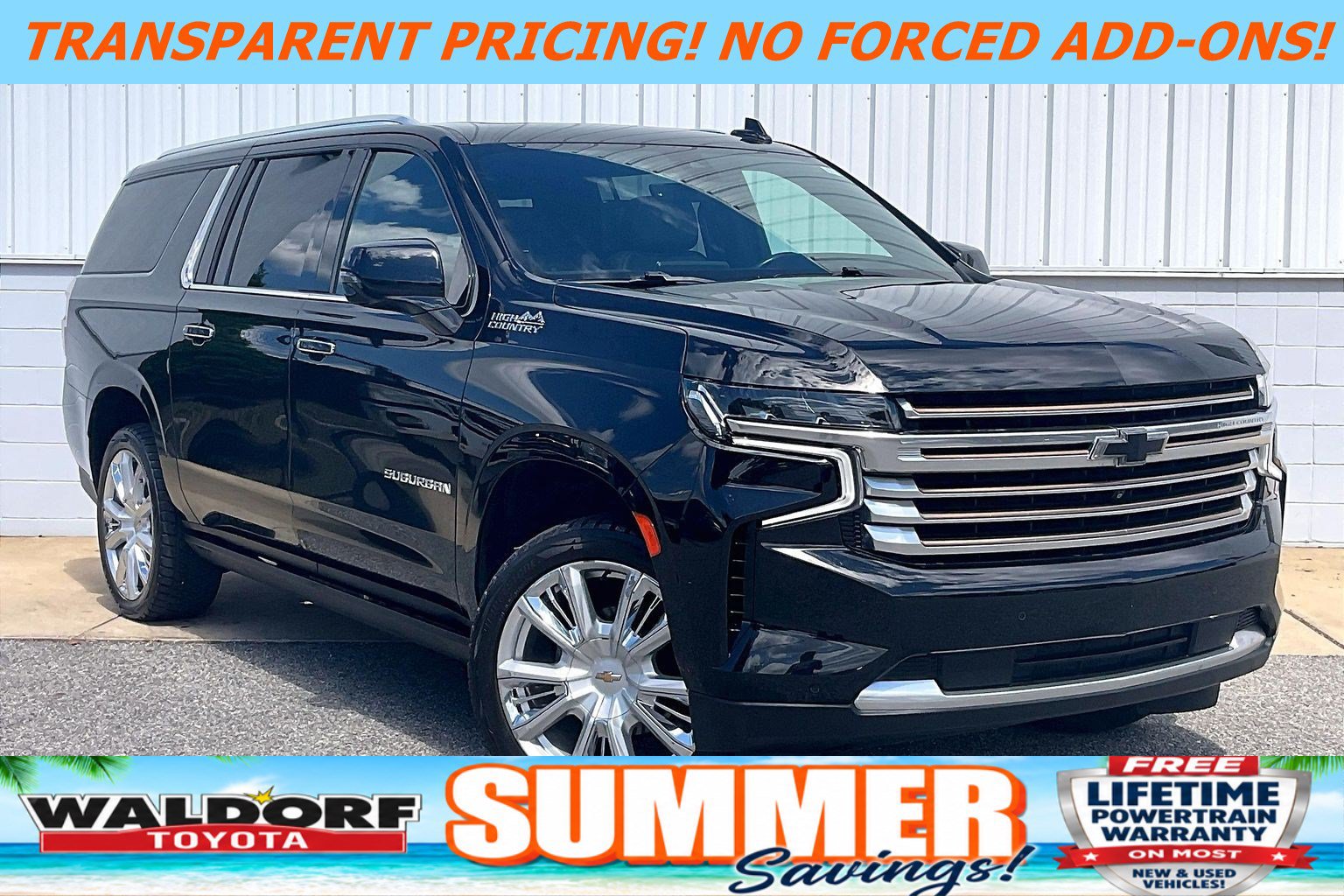 Used 2021 Chevrolet Suburban High Country w/ Premium Package AWD/4WD image 1