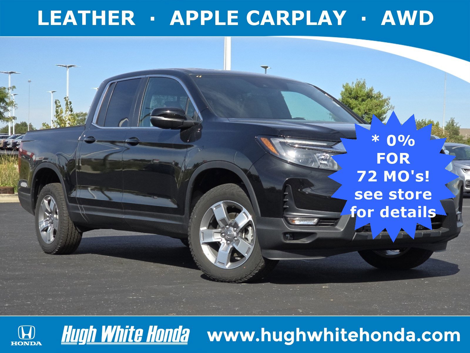 New 2025 Honda Ridgeline RTL