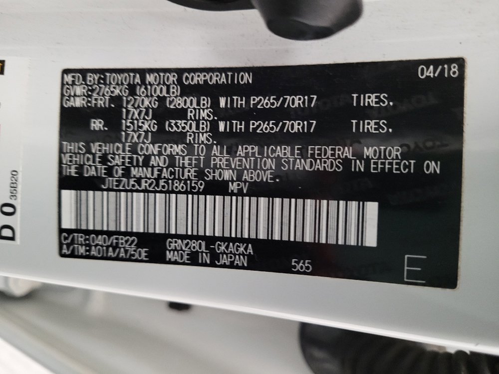 Used 2018 Toyota 4Runner SR5 RWD image 33