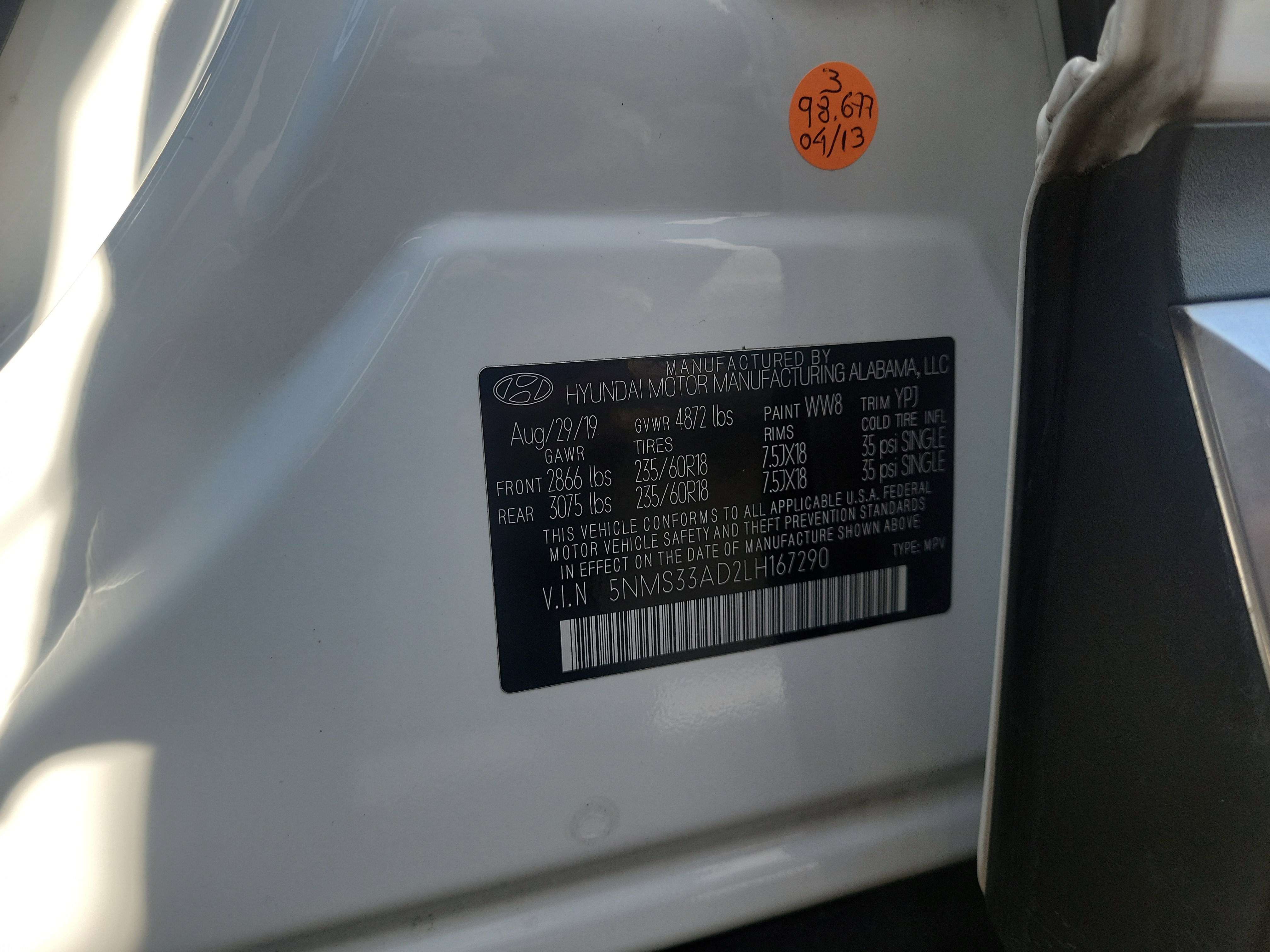 Used 2020 Hyundai Santa Fe SEL w/ Convenience + Premium Package image 35