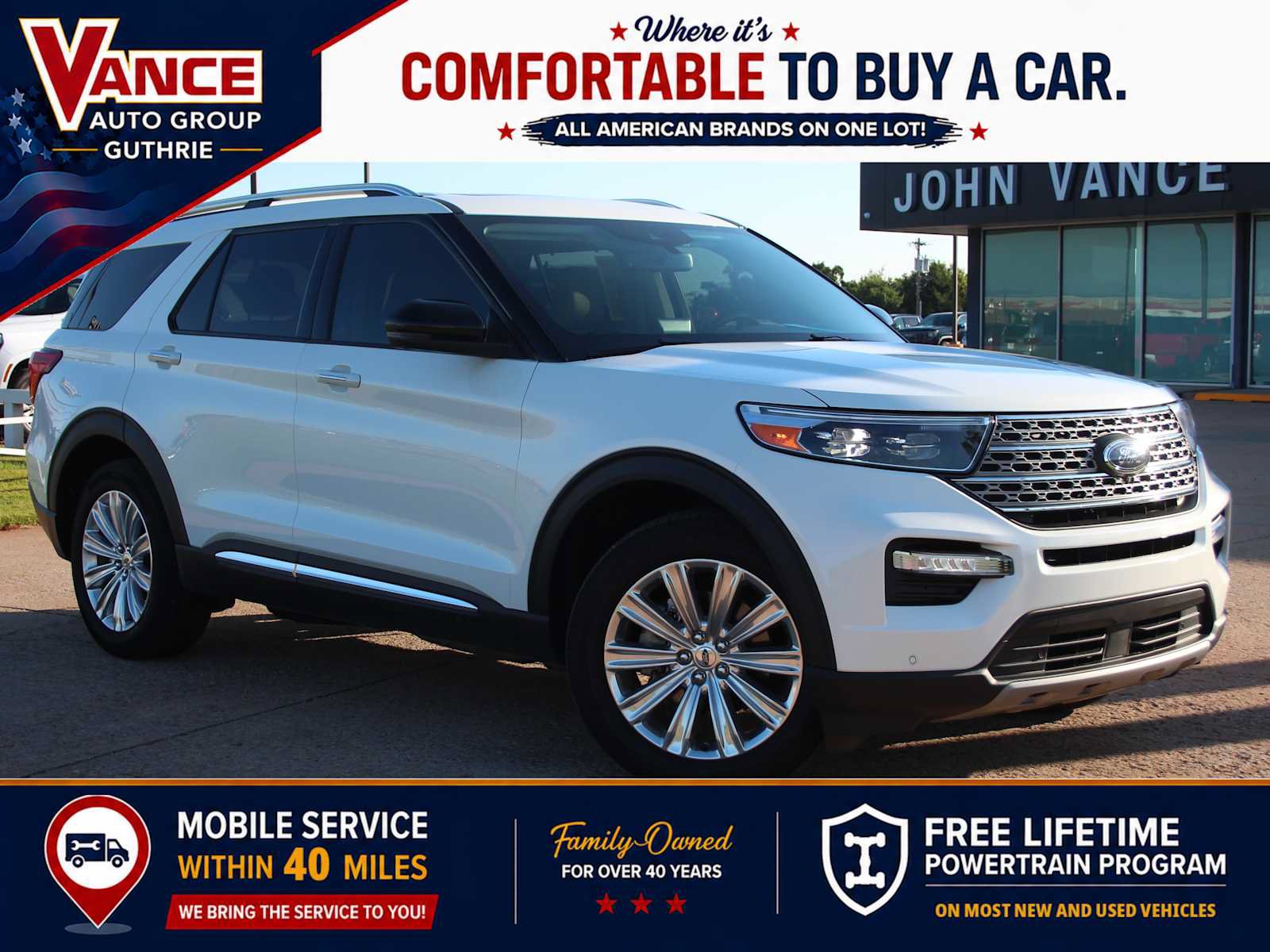 Used 2023 Ford Explorer Limited w/ Limited Technology Package AWD/4WD image 1