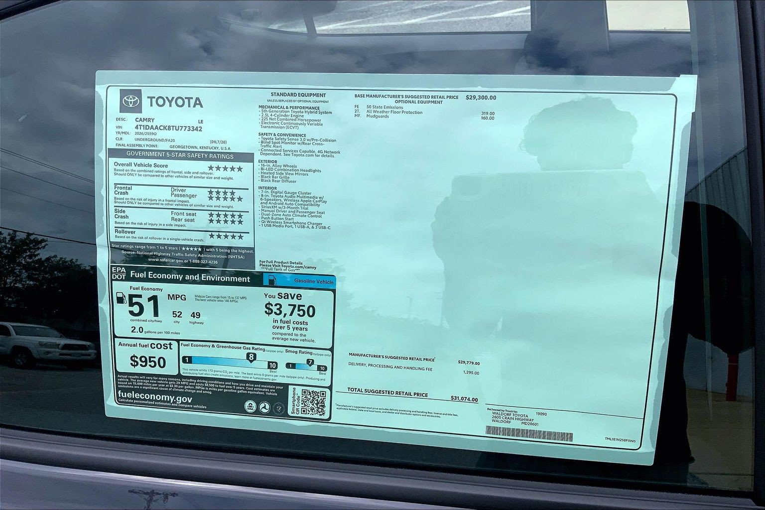 New 2026 Toyota Camry LE FWD image 18