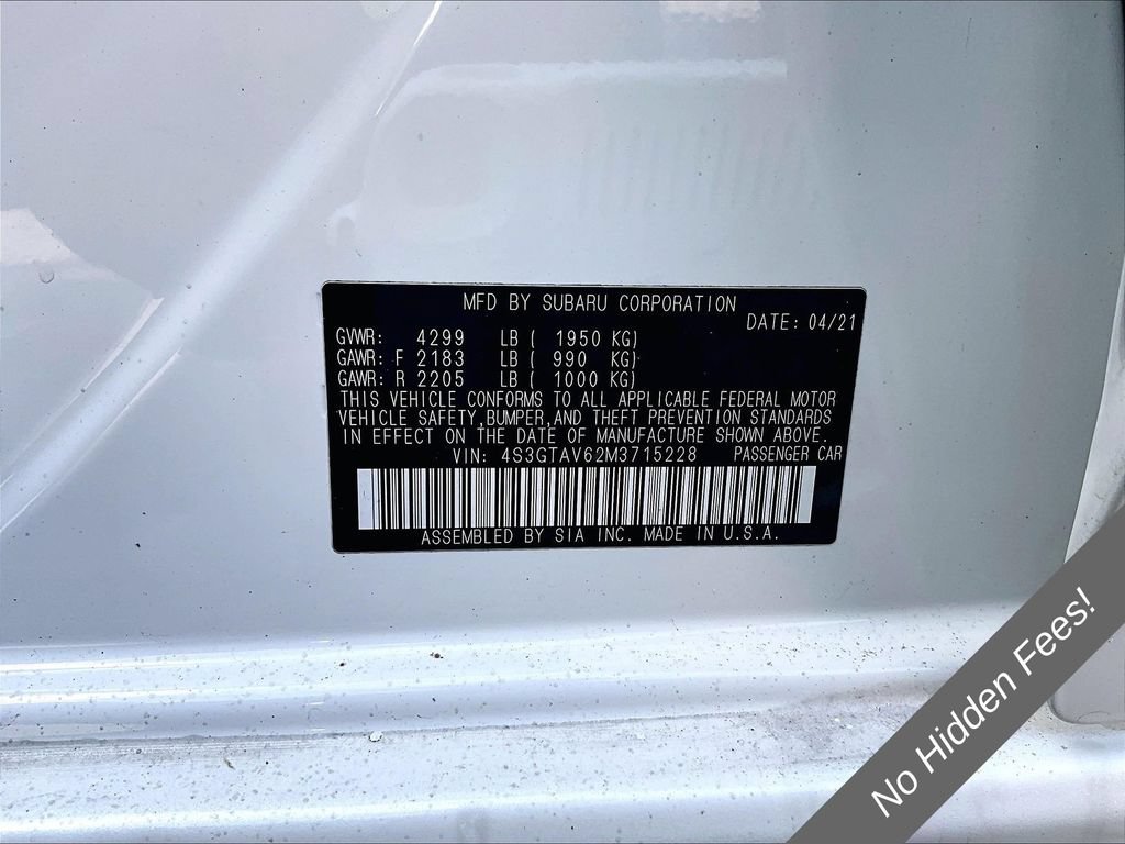 Used 2021 Subaru Impreza 2.0i Premium AWD/4WD image 25