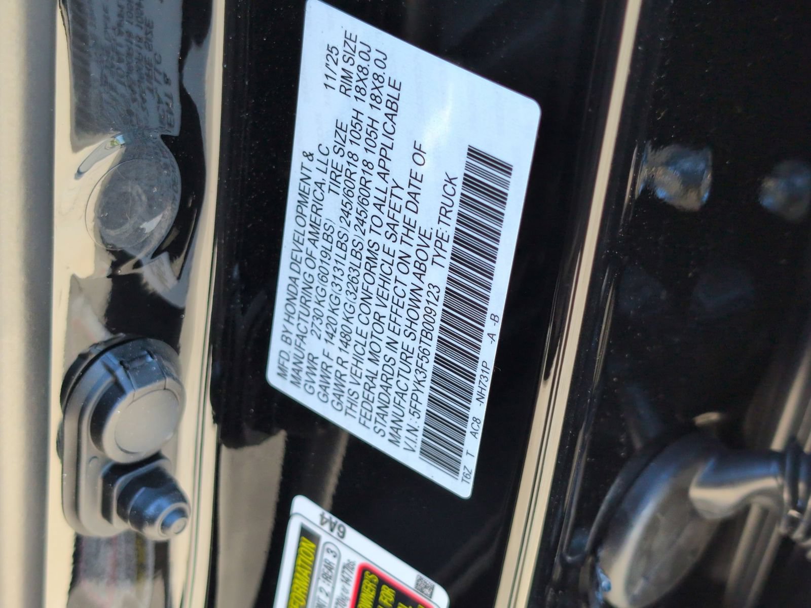 New 2026 Honda Ridgeline RTL image 23
