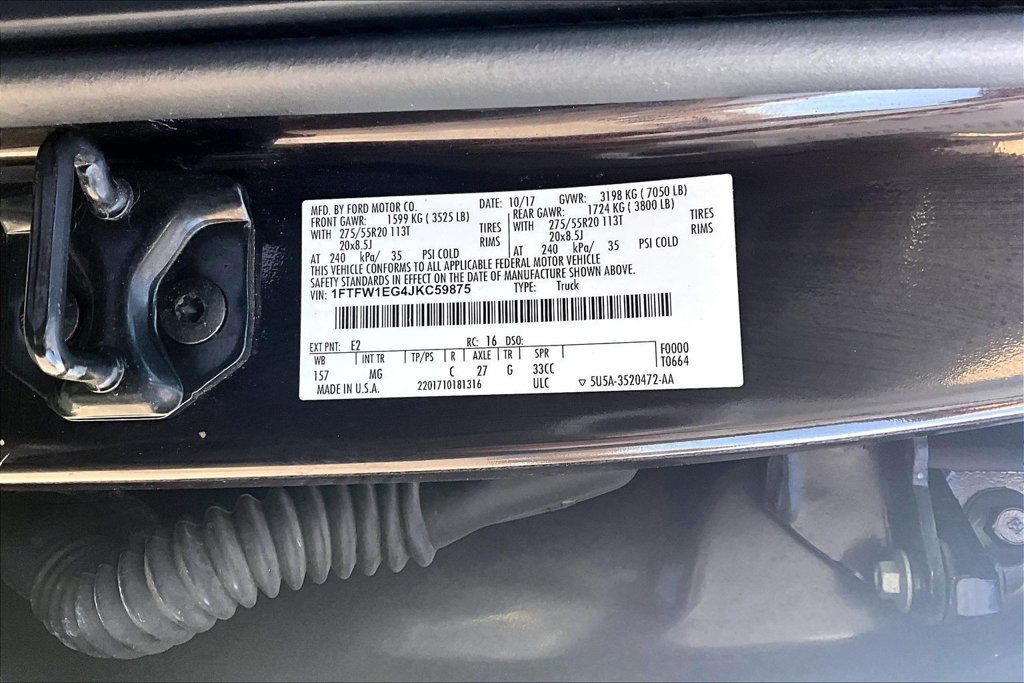 Used 2018 Ford F150 XLT w/ Equipment Group 302A Luxury AWD/4WD image 31