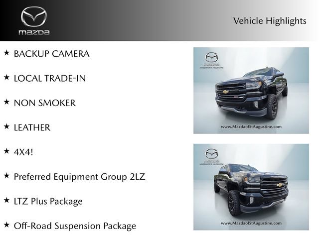 Used 2018 Chevrolet Silverado 1500 LTZ Z71 w/ LTZ Plus Package AWD/4WD image 2