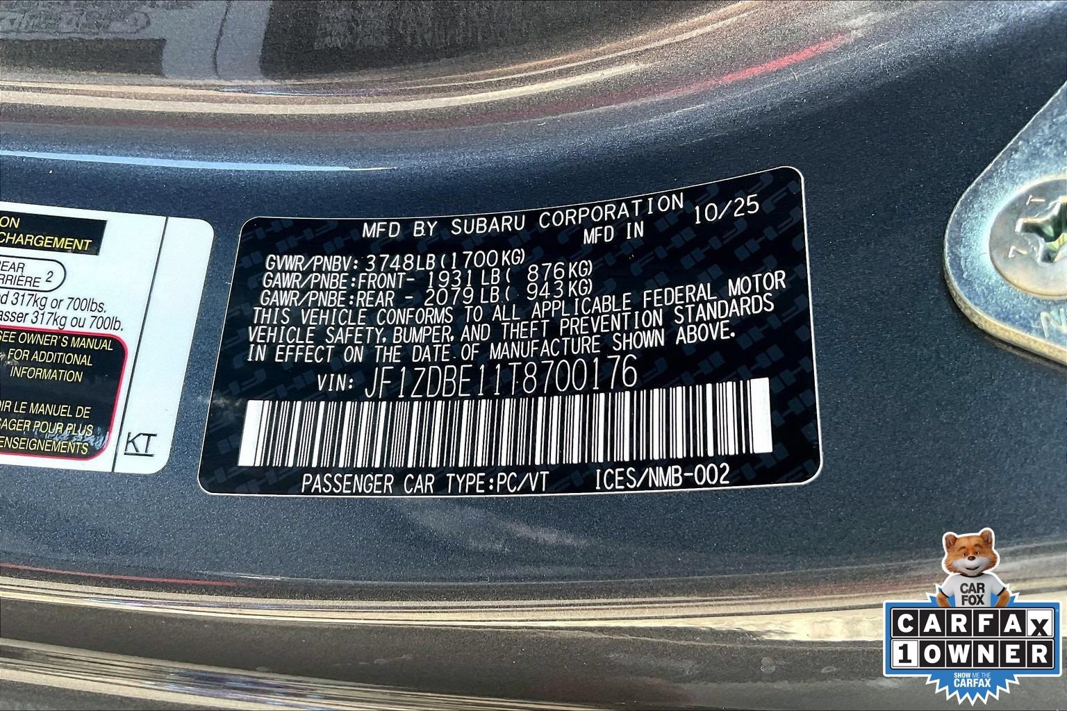 Certified 2026 Subaru BRZ Limited RWD image 29