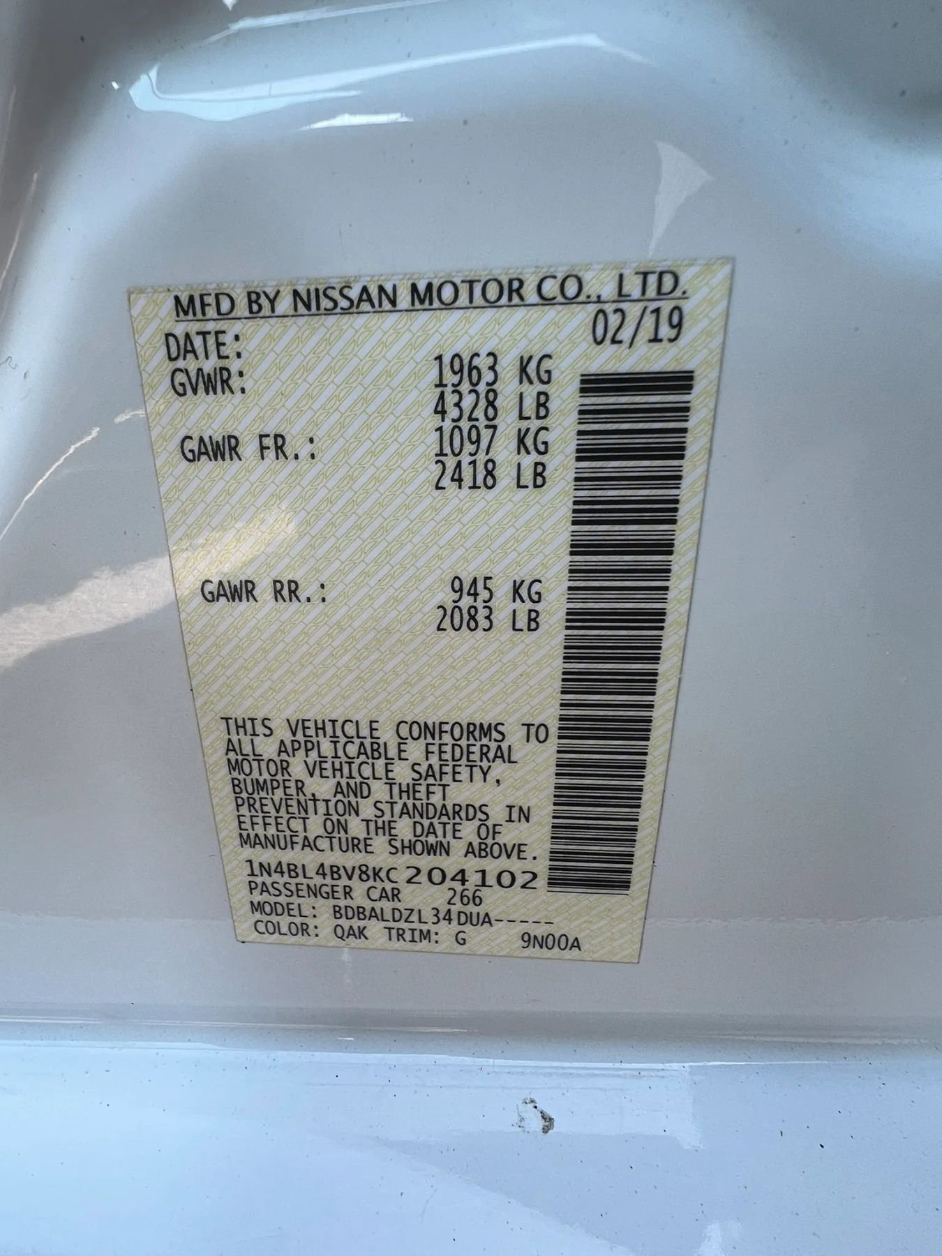 Used 2019 Nissan Altima 2.5 S FWD image 31