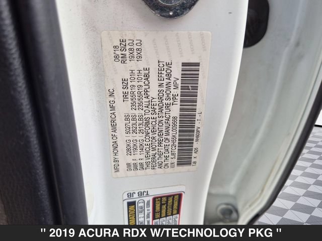 Used 2019 Acura RDX AWD w/ Technology Package image 35