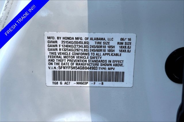 Used 2016 Honda Pilot EX-L image 21