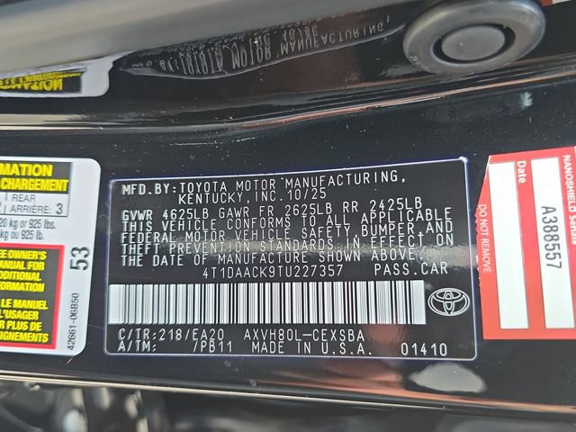 New 2026 Toyota Camry SE image 34