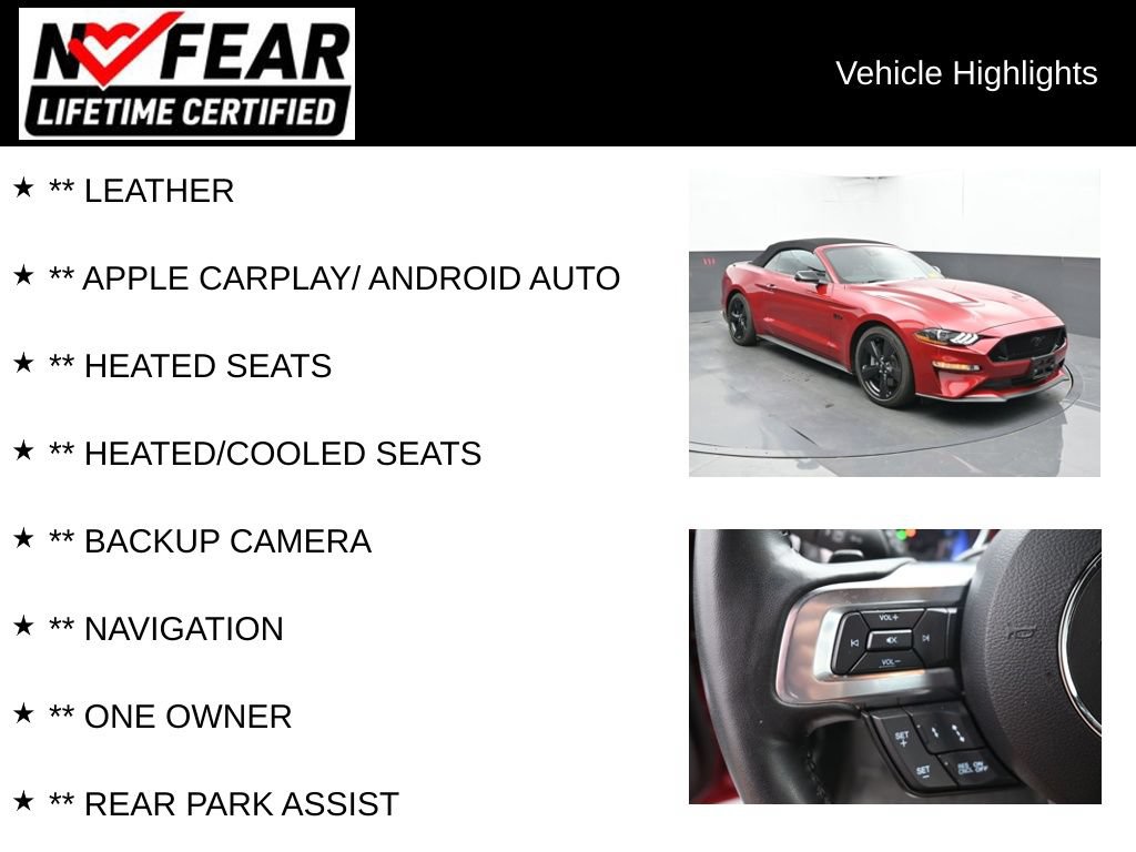 Used 2022 Ford Mustang GT Premium w/ Black Accent Package RWD video 2