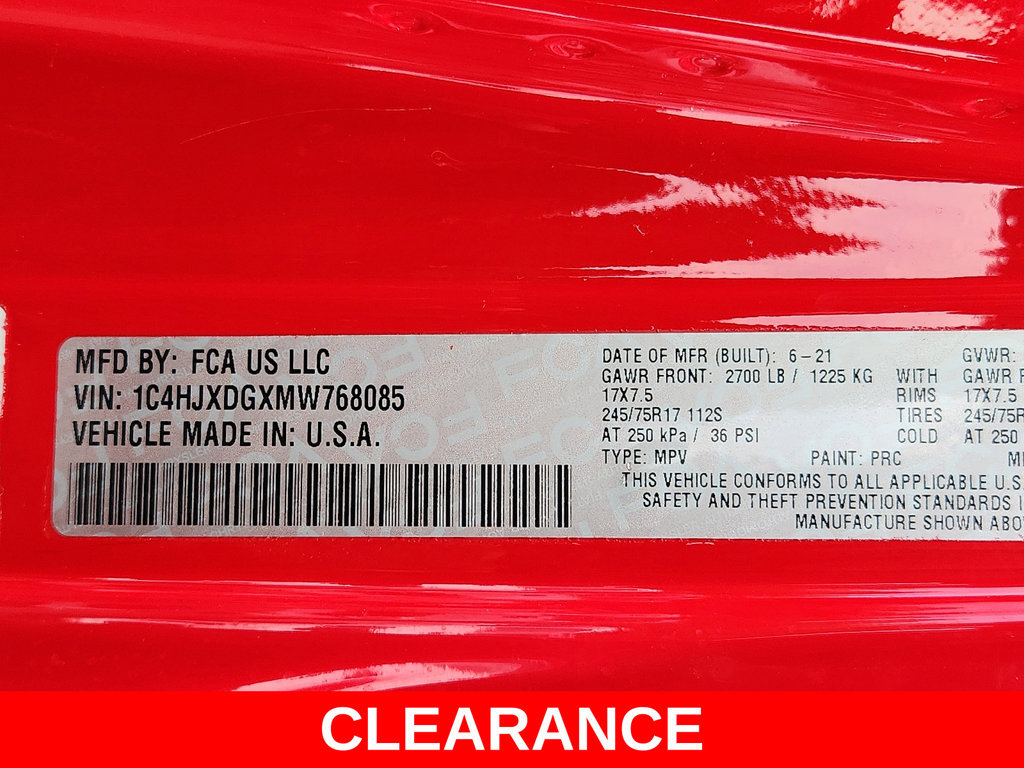 Used 2021 Jeep Wrangler Unlimited Sport AWD/4WD image 28
