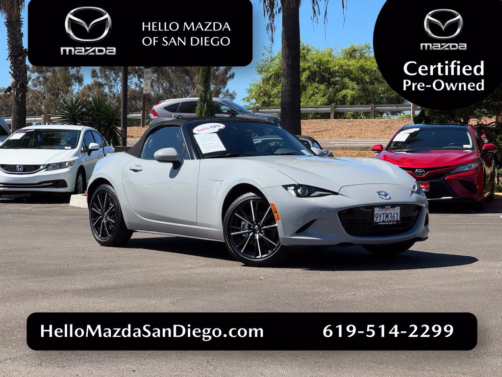 Certified 2025 MAZDA MX-5 Miata Grand Touring w/ Weather Package RWD image 1