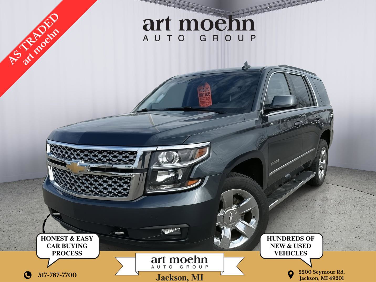 Used 2019 Chevrolet Tahoe LT w/ LT Signature Package image 1