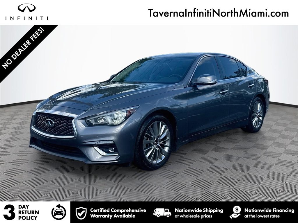 Used 2023 INFINITI Q50 Luxe w/ Cargo Package RWD image 1