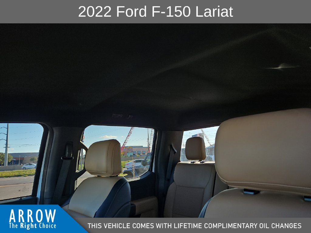Used 2022 Ford F150 Lariat w/ Equipment Group 502A High AWD/4WD image 22