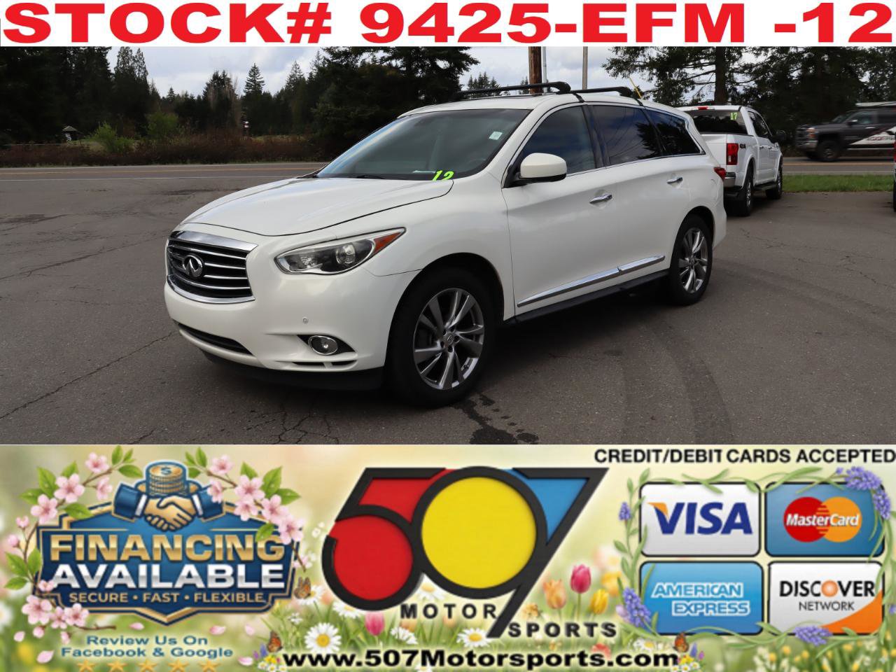Used 2014 INFINITI QX60 AWD w/ Deluxe Touring Package image 2