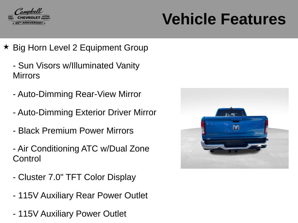 Used 2022 RAM 1500 Big Horn AWD/4WD image 10