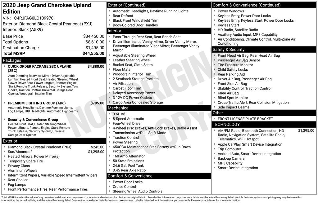 Used 2020 Jeep Grand Cherokee Laredo AWD/4WD image 5