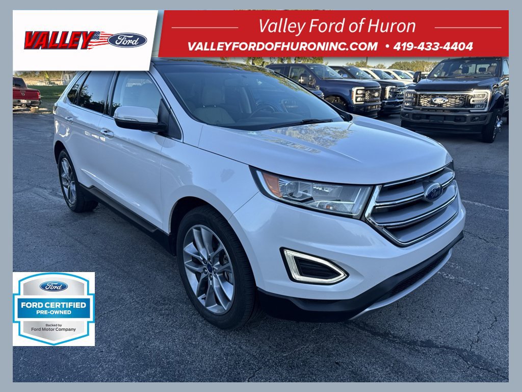 Certified 2017 Ford Edge Titanium w/ Equipment Group 301A FWD 360° Tour