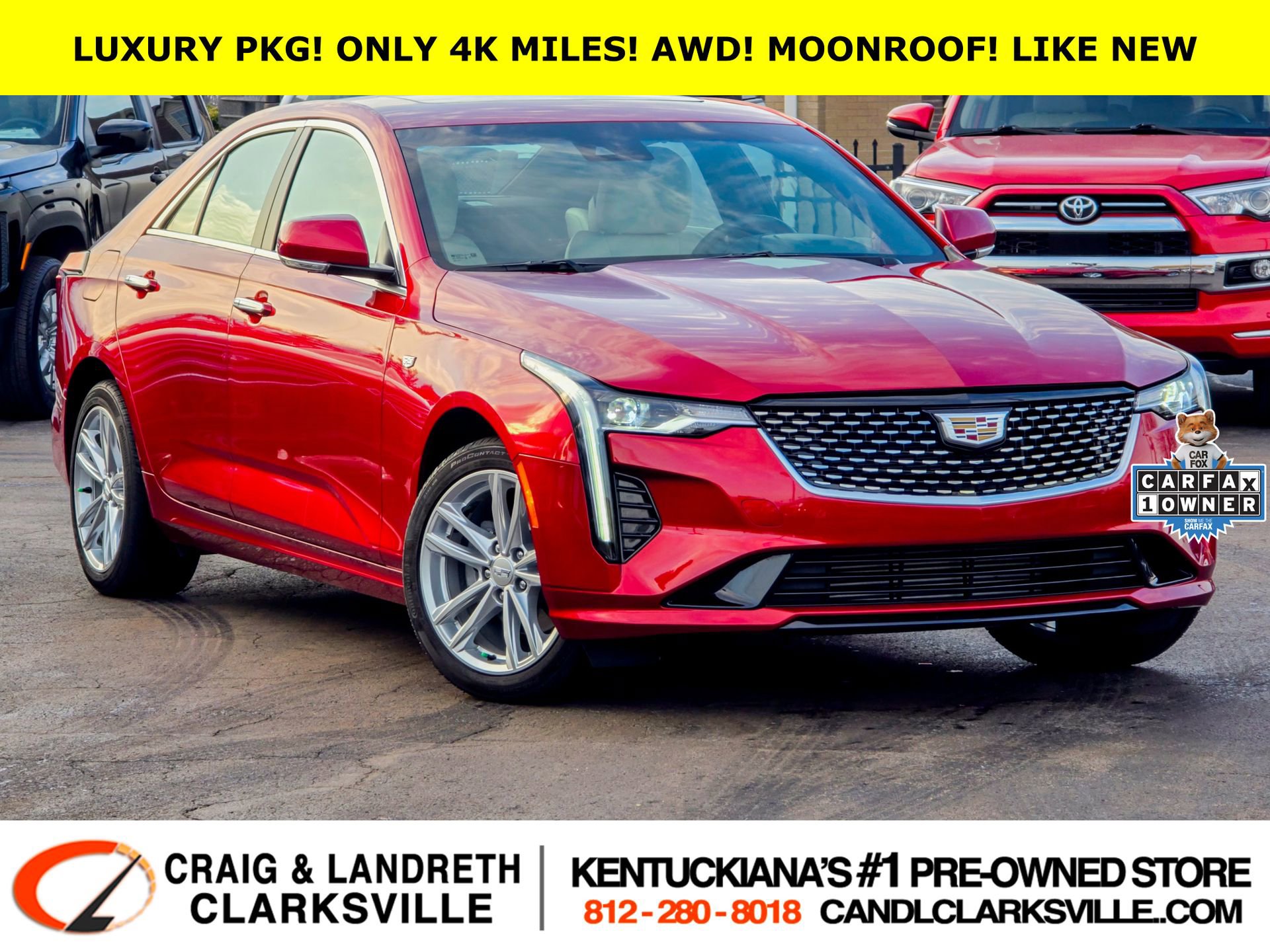 Used 2025 Cadillac CT4 Luxury image 1