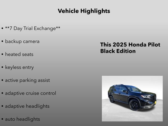 New 2025 Honda Pilot Black Edition image 5