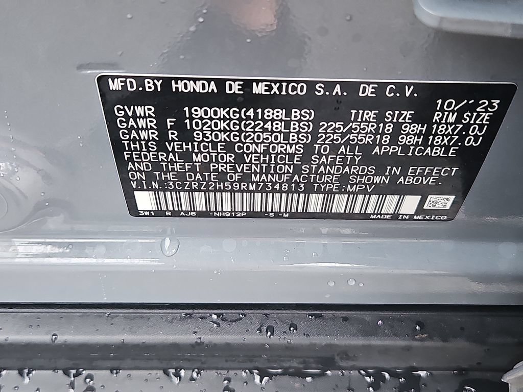 Certified 2024 Honda HR-V Sport image 13