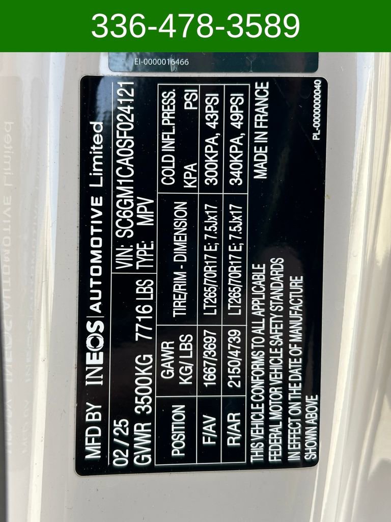 Used 2025 INEOS Grenadier 1924 Limited Edition image 26