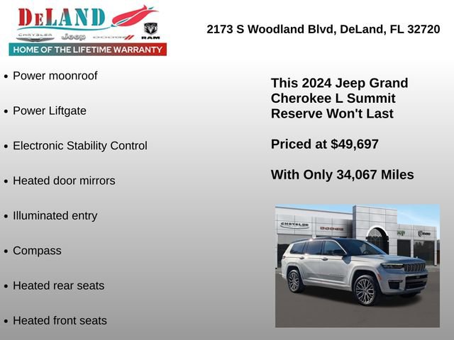 Used 2024 Jeep Grand Cherokee L Summit image 13