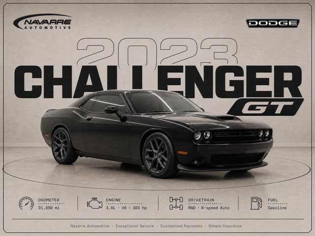 Used 2023 Dodge Challenger GT w/ Blacktop Package RWD image 1