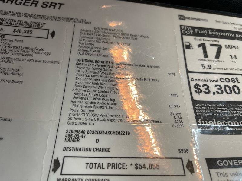 Used 2014 Dodge Charger SRT8 w/ Harman/Kardon Audio Group RWD image 49