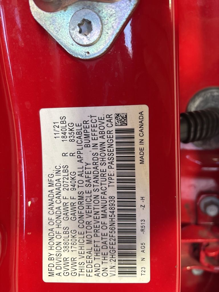 Used 2022 Honda Civic Sport image 10