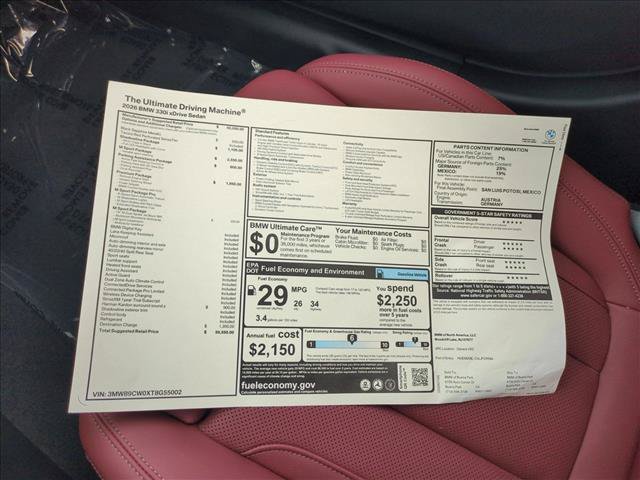 New 2026 BMW 330i xDrive Sedan w/ M Sport Package AWD/4WD image 18